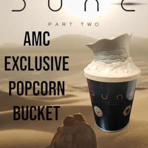 AMC Theatres Dune Part Two Sandworm Tin Popcorn Bucket Brand New!
